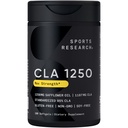 Sports Research CLA - 1250mg with Active Conjugated Linoleic Acid for Men and Women None-GMO, Soy & Gluten Free - 95% (180 Softgels)...