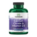 Swanson Calcium Citrate & Vitamin D 250 Tab