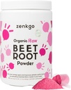Powder Root Juice Organik, dari Juice Extract Raw Beet, Sangat Terkonsentrasi & Tinggi Potensi, Nitritual Alam & Antioksidants untuk Detox, Energi, Sirkulasi, Pemulihan Kerja, Superfixes Harian (12.7 Oz)