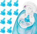 Silicone Saltwater Pods Refills Accesories Compatible with Navage Nasal Care - Save Saltwater Pods for Easy Operation (10 Packall-Blue)