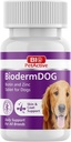 Bio Pet Active BiodermDOG 0.5 Zinc dan Biotin Tablet untuk Dogs, Immune System, Skin, Coat dan Nail Dukungan untuk Dogs, 1.32 oz, 75 Tewable Tablet