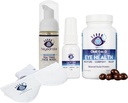 Heyedrate Triglyceride Omega 3 Fish Oil, Heated Eye Mask, Lid and Lash Cleanser Foaming Tea Tree Face Bundle for Eye Health, Menyediakan Bantuan untuk Mata Terfitnah