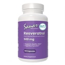 Sanar Reveratrol Suplemen 500 mg - Mendukung Penuaan Kesehatan, Fungsi Kognitif, dan Kesehatan Jantung - Tanaman Berdasarkan Trans Resveratrol - Vegan, Non- GMO, 120 Capsules