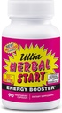 Ultra Herbal Start Booster - dengan B-12, Panax Ginseng, Yerba Mate, Kola Nut, Spirulina & Echinacea 124; Promemasuki Natural Boost of Energy, Stamina & Endurance 124; Suplemen - 90 Capsules