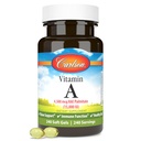 Carlson - Vitamin A, 15000 IU Palmigate (4500 mcg RAE), Vision Health & Heally Skin, Fungsi Imune, 240 Softgels