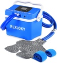 Cold Therapy Unit for Pain Relief, Cold Therapy System with Universal ice Pack for Knee, Ankle, Shoulder, Back, Ice Therapy Machine with Digital Timer and Ajuable Flower Speed