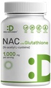 DEAL SUPLEMENT NAC Suplemen (N- Acetyl Cysteine) 1.000mg Per Serving dengan Enduced Glutathione, 240 Capsules - Dukungan Antioksidant untuk Kesehatan Imune, Lung, & Hati Fungsi