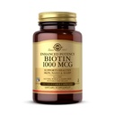Solgar Biotin 1000 mcg - 100 Vegetable Capsules - Support Healthy Skin, Nails & Hair