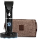 The Beard Club Trimmer for Men with Travel Bag - Electric Cordless Rechargable Beard & Hair Rimmer - High Power 7000 RPM - 8 Panduan Warna 45 Unik Trim Lengths - Travel Lock