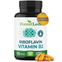 ForestLeaf Vitamin B2 Riboflavin 400mg - Energi, Skin & Cellular Suplemen Kesehatan - Dukungan Sistem Gugup - Vitamin B 2 VIT B - Non-GMO & Gluten Bebas - B2 Vitamin 400mg Vegetable Capsules, 90 Count