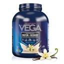 Vega Sport Vegan Powder + Recovery - 30g Plant Based Protein per Serving, Vanilla, 45 Servings, 5g BCAAs, Progories, NSF Certifikasi, Untuk Shakes & Smoothies, 4.1lbs (Packaging May Vary)