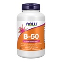 Suplemen SEKARANG, Vitamin B-50, Produksi Energi *, Kesehatan Sistem Gugup *, 250 Veg Capsules
