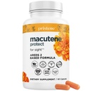 Macutene Melindungi Mata Vitamin untuk Areds 2 dengan Suplemen Lutein dan Izxanthin (25mg / 5mg) - Dokter Formulated Tambahan Bilberry untuk Mata, NSF Certifikasi, Vegan (60 Kapsul)