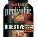 Tentara Memiliki Produksi Anjing untuk Yeast, Itchy Skin & Itchy Telinga, Bantuan Allergy Dog, Kesehatan Digetical, Dictional Diare & Imune Dukungan, 3 Milyar CFU, 60 Yummy Chewables