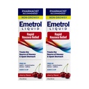 Emetrol Non-Drowsy Liquid Nausea Relief - Upset Stomach Medicine - Nausea Relief - Cherry Flavor - 4lfl oz, 2 Pack