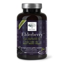 New NORDIC Elderberry Vegan Gummies, Sugar Free Chewable Ammune Dukungan dengan Vitamin C untuk Dewasa dan Anak 4 +, Tidak Ada Warna Buatan atau Flavors, 60 Count (Paket 1)