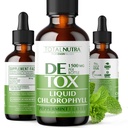 Klorofil Liquid Chlorofil Drops 50mg: Vegan Chlorophyll Drops for Natural Energy Boost, Imune Support, Body Detox for Skin Care, Internal Deodorant 124; Mint Flavor, Non-GMO, Gluten Free Total Nutra 2oz