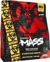 Mutant Mass Wearin Powder - Tinggi Calorie Protein untuk Lean Mass, Muscle Build, & Bulking - 5 Pound - Chocolate Fudge Brownie