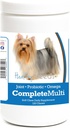 Sehat-sehat Yorkshire Terrier Semua dalam Satu Multivitamin Soft Chew 120 Count