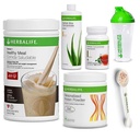 Herbalife Shake Heally Meal Kit 124; Cookies and Cream Formula 1 + Herbal Aloe (Mango) + Herbal Tea Konsentrat + Protein Powder + Saker Cup & Spoon