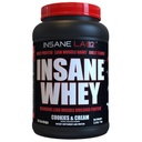 Insane Latz Insane Whey, 100% Muscle Building Whey Protein, BCAA Amino Profile, Mass Gainer, Meal Replacement (Cookies & Cream, 30 Servings)