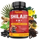 Shilajit Himalaya Suplemen untuk Pria & Wanita - 150 Capsules Digabungkan Ashwagandha, Ginseng, Saw Palmetto, Maca, Tribulus, Chaga & Black Pepper - Vitalitas Energi dan Support Imune