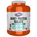 NOW Foods Sports Nutition, Whiy Protein Isolate, 25 G With BCAAs, Creamy Chocolate Powder, 5- Pound
