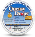 Three Lollies Queasy Drops Plus - Lozenges with Pectin & Honey to Soothe a Dry Mouth - Alleviate Nausea & Motion Sickness