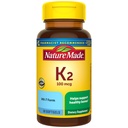 Nature Made Vitamin K2 100 mcg, Suplemen Bone Sehat, Vitamin K2 Tambahan, 30 Softgels, 30 Hari Supply