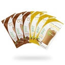 Chike High Protein Iced Coffee Natural Sweetened Sampler Pack, 20 G Protein, 2 Spasso, Non-GMO, Keto Friendly dan Gluten Free, 6 Single Serve Packets
