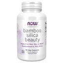 NOW Foods Solutions, Bamboo Silica Beauty, Dukung untuk Rambut, Skin & Nails, Standardisasi untuk 70% Silica, 90 Veg Capsules