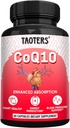 Suplemen CoQ10 4MG Per Serving 124; Koenzim Q10 Kapsul dengan Root Organik Dandelion 840MG, Calcium 64MG, Pepper Hitam Ekstrak 40MG 124; Dukungan untuk Proses Kesehatan & Energi Heart & Energi 124; 60 Capsules