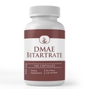 Murni Ingrediens Asli DMAE Bitarcrat, (100 Capsules) Selalu Murni, Tidak Ada Addonitives Atau Pengisi, Lab Verified