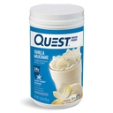 Quest Nutrition Vanilla Milkshake Protein Powder, 24g Protein, 1g Sugar, Low Carb, Gluten Free, 1.6 Pound, 23 porsi