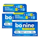 Bonine Non-Drowsy Motion Sickness Relief - 32 Chewable Tablet dengan Meclizine HCL 25mg - Non Drowsy Medicine for Nausea or Motion Sickness - Cruise Essentials - Raspberry Flavor
