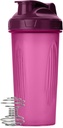 Tn. Pen- Shaker Bottles for Protein Mixes, 28 oz, 1 Pack, Purple, Protein Shake Bottle dengan Wire Whish Ball, Blender Bottle