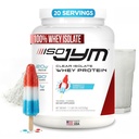 JYM Tambahan Ilmiah Iso JYM Bombsicle, 90 Kalories, 100% Whey Protein Isolat, Zero Fat, Zero Sugars, Mixes Clear, untuk Perempuan & Pria, 20 Servis