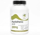 Panthenic Acid 250mg ~ 200 Capsules - Tidak Ada Addititive ~ Suplemen Naturesor