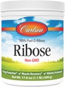 Carlson - Ribose, 100% Pure D-Ribose, Non- GMO, Produksi Energi, Kinerja Muscle & Athletic, 17,6 oz (500 g)