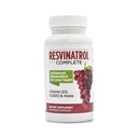 Kapsul, 60 Count-- Reveratrol Supplemen Penuaan Kesehatan Kesehatan, Jantung, dan Fungsi Kebal dengan Quercetin, Ekstrak Benih Grape, Vitamin D3 dan CoQ10