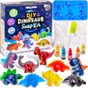 Toko Sabun Sastra Dinosaurus Asli Membuat Kit untuk Anak-anak, DIY Soap Kit dengan Dino Shaped Trays, Soap Base, Ink Colors dan Scents, Fun Educational Science Kits untuk Boys and Girls, Creative Kids Toys