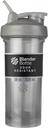 BlenderBottle Shaker Bottle Pro Series Perfect for Protein Shakes and Pre Workout, 28- Ounce, Smoke Grey