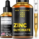 Suplemen Zinc Glycinate Drops 50mg 124; Liquid Zinc Suplemen 124; Zinc Glycinate Drops for Dewaty 124; Supports Immune Health 124; Metabolisme; Skin Care Suplemen 124; Nor-GMO 124; Vegan 1244; Gluten- Free