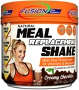 Fusion Plant Based Vegan Replacement Protein Powder - Creamy Chocolate Flavor, Best Pure Raw Complete Sports Performance Shake, Gluten- Free, Sugar- Free, 10, oleh Fusion Diet Systems