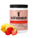 Superieur Electroly- Plant Based Electrolite Supplemen w / Sea Minements for Hydration & Reclouy- Keto Friendly, Non-GMO, Zero Sugar, Vegan Healthy Sports Shots-Strawberry Lemon (70 Serv)