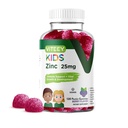 Viteey Zinc for Kids Gummies, 25mg - Imune Support for Children & Teens - Powerful Natural Antioksidant, Kid Zinc Vitamin Supplemen - Vegan, Gelatin Free, Gluten Free - Tasty Chewable Berry Flavor Gummy
