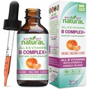 Mengapa Liquid Liquid Complex Vitamin B tidak alami - Peluncuran untuk Perempuan - Vegan dan Bentuk Sublingual B1 B2 B5 B6 Kegagalan dan Choline - ditambah Blend untuk Dukungan Energi