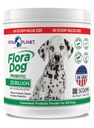 Planet Vital - Flora Dog Probiotic Powder Suplemen dengan 20 Milyar Cultures dan 10 Strains, Potency Ammune dan Digetical Support Progories untuk Dogs, 7.84 oz., 222 Grams, 60 Servings