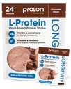 Prolon Longevity Plant Based Protein Powder 124. Muscle Synthetic & Repair, Healthy Aging, Boost Performance 124; Vitamin, Gluten Gratis, Amino Acids, Antioksidants 124g Protein 124; Coklat, 24 Paket