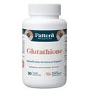 Pattern Wellness Glutathione Suplemen - Aktif Mengurangi Glutathione Formula dengan Added Vitamin C - sel, Antioksidant, + Imune Health Support - 30 Vegan Capsules